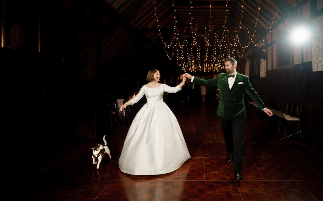 An autumn wedding reception