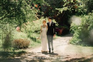 Romantic spring wedding at a country house wedding venue in Surrey.
