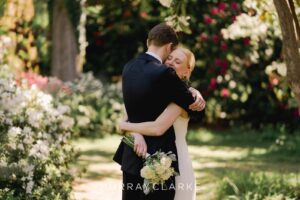 Romantic spring wedding at a country house wedding venue in Surrey.