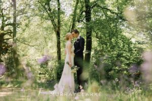 Romantic spring wedding at a country house wedding venue in Surrey.