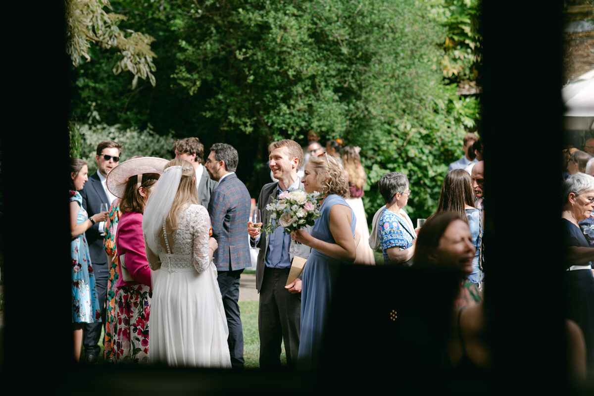 Spring wedding reception in Surrey