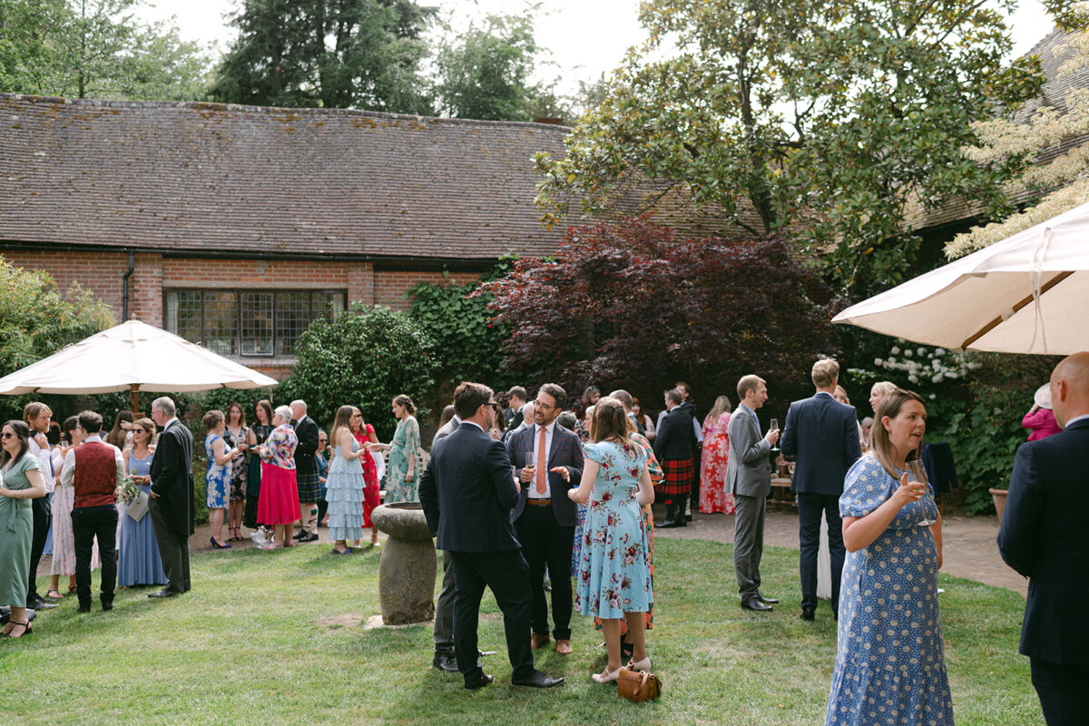 Spring wedding reception in Surrey