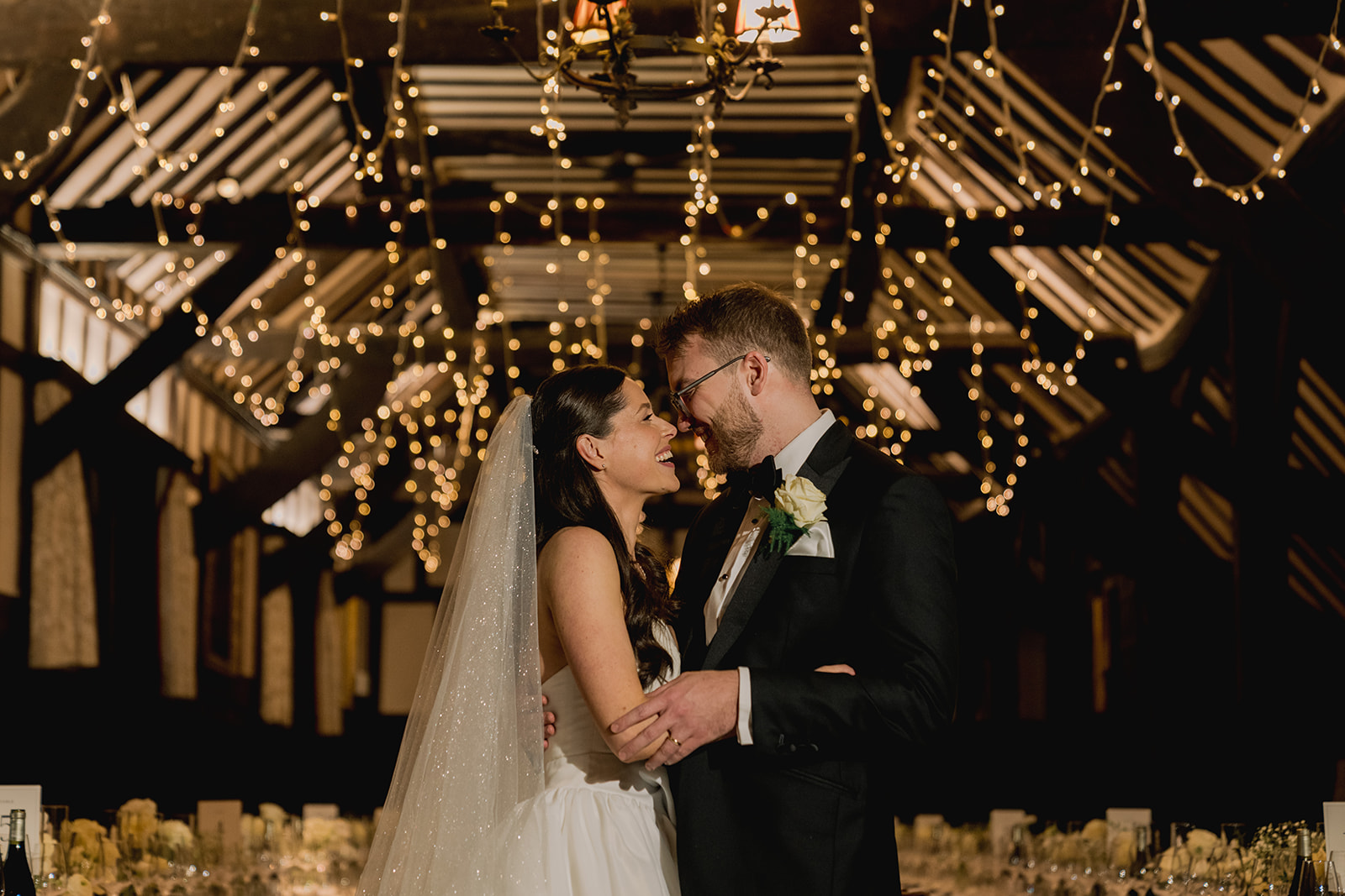 Romantic country house wedding venue for a Christmas wedding