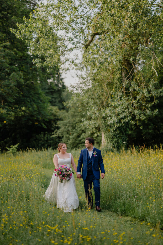 Wildflower gardens for wedding photographs
