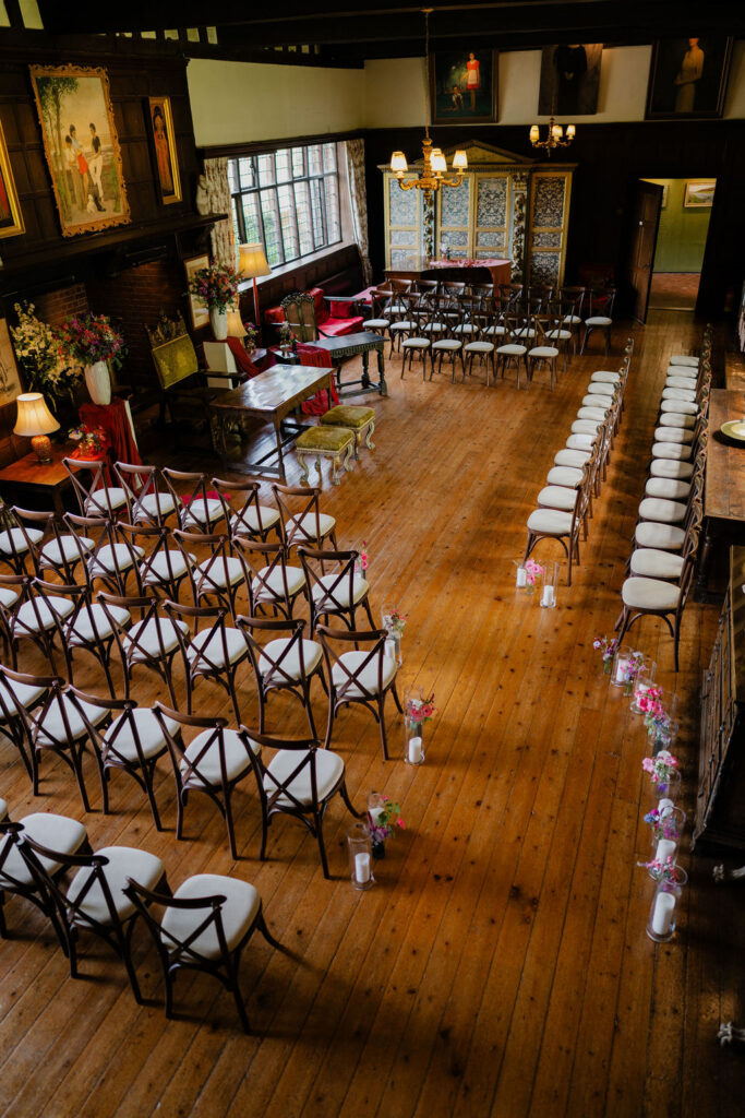 A historic wedding venue easy access from London